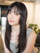 ラヴィズム 小新店(LUVISM)&nbsp;韓国/顔周りレイヤー/おくれ毛/ベージュ/ダブルカラー/西区/小新