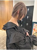 千葉駅/オリーブグレー/小顔/ココアベージュ