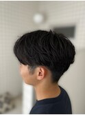フェザーパーマ刈り上げ《センターパート》