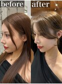 《顔まわり》小顔見えNo.1!垢抜ける顔まわりレイヤーカット