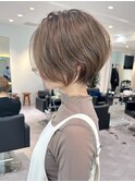 40代50代60代 ショート白髪ぼかし絶壁解消似合わせs