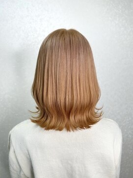 美容室 ハルミ ヘア リゾート 川口店(Harumi Hair Resort) 前髪/アンブレラカラー/こなれミディ/イメチェン/ウェーブパーマ