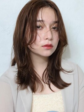 アース 焼津店(HAIR&MAKE EARTH) 艶カラー×オリーブブラウン