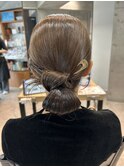 カチモリお呼ばれヘア