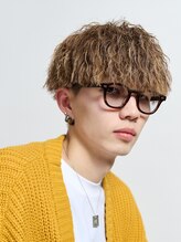 ルースト 南堀江店(ROOST)&nbsp;MEN’S/リバースセンターパート/ニュアンスパーマ/南堀江