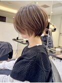 40代50代60代絶壁補正ショート白髪ぼかし銀座大人な丸みくびれ井