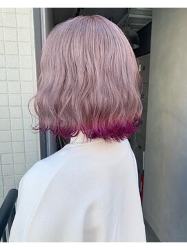 ジーナ(XENA) ピンクラベンダー×裾カラー