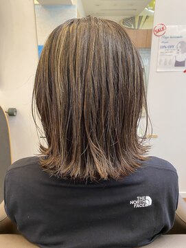 オルガ ヘアアンドメイク(Oluga hair&make) コントラストハイライト