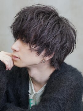 メンズヘアセンス 渋谷(MEN'S HAIR SENSE) 【SENSE original】ナチュラルパープルマッシュウルフ