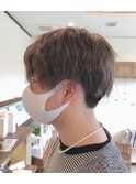 ツイストパーマ/マッシュ/センターパート【渡辺 まみ】