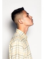 レンゲン(LENGEN)&nbsp;束感刈り上げビジネス七三ツーブロックアップバング２１７