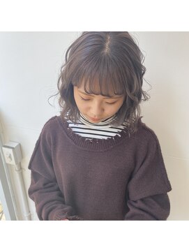 ミント(mint) 【 透け感たっぷりな グレー × ベージュ◎ 】