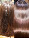 リンク(Link)の写真/髪質・お悩みに合わせた酸性ストレートや縮毛矯正で、ダメージを最小限に抑えた自然なストレートが叶う♪