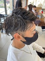 アース 佐世保早岐店(HAIR&MAKE EARTH) ワイルドアップバングスタイル