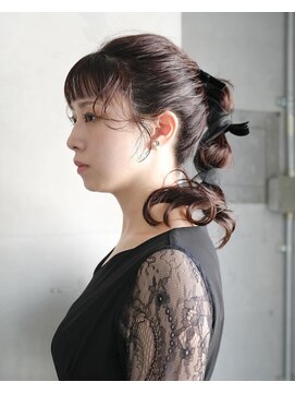 マーシー(MAAAAAC) 【MAAAAAC】ポニーテールアレンジ べロア