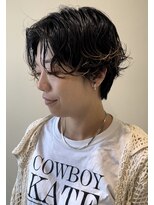 スタイル 茅ケ崎(STYLE)&nbsp;【ハクラ】ハンサムショート ショートパーマ ルーツカラー