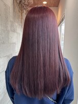 ミルヘアデザイン(mil hair design)&nbsp;ダブルカラーピンクベージュベージュカラーケアブリーチレイヤー