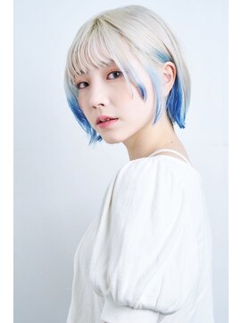 ユニックス モザイクモール港北店(UNIX) 【UNIX港北】グラデーションカラーボブ#裾カラー#狐カラー