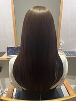 ココペリヘアー&nbsp;質感再整エアンストリートメント×ロング×クールブラウン