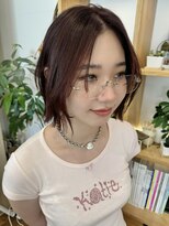 バイオレット 栄店(Violet)&nbsp;ブリーチなし暖色カラー チェリーレッド 暖色カラー HR-17