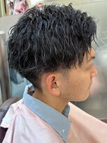 銀座マツナガ 浅草店&nbsp;ツイストスパイラルパーマ/アップバング/韓国マッシュ/バーバー
