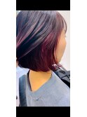 インナーカラー×レッドバイオレッド