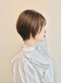 スッキリした大人ショートスタイル