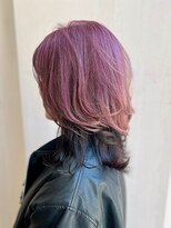 レジュール Rejouir アンブレラカラー/ピンクベージュ/ウルフカット/クラゲヘアー