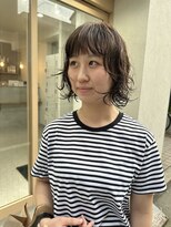 ナウアズ(now as.)&nbsp;くせ毛みたいなニュアンスボブパーマ【mayu】【明石駅3分】