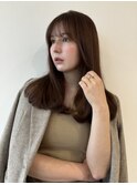 ふんわりカールヘルシースタイルルーズヘアショコラアッシュ