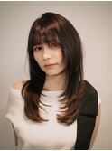 薬院　ブリーチカラー　レイヤーカット　パーマ
