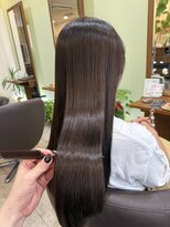 タックバイハレ たまプラーザ(takk by Hale)&nbsp;[takk]髪質改善縮毛矯正/チェリーブラウン/ホワイトグレージュ