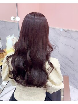 ルイ(LOUIS) 【LOUIS】ブリーチなしで叶えるカシスピンク