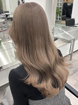 サンクマーケット 渋谷(cinq MARKET) 渋谷ダブルカラーハイトーンカラーミルクティーベージュカラー