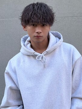 リップス 横浜(LIPPS) 波巻きパーマ×ツーブロックショート