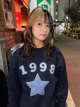 シイ(SIE) black×beigeのブロックカラー☆☆