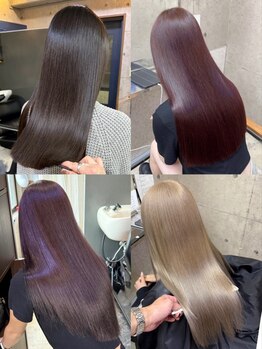 Be:arc【ビアーク】【12/1 NEW OPEN（予定）】の写真/【酸性ストレート】ブリーチ毛でも施術可能◎髪に優しい縮毛矯正。思わず触りたくなる憧れのうる艶髪へ。