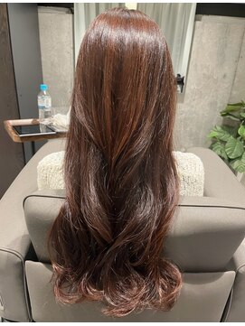 ふわふわ巻き髪×美髪リタッチカラー×髪質改善トリートメント