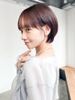 アイティーバイアルバム 下北沢店(IT by ALBUM)&nbsp;ショート前髪カットココアベージュおくれ毛_F21191