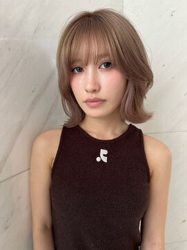 サイン 韓国ボブ 渋谷(SIGN) 韓国ボブレイヤーボブ渋谷タッセルボブお洒落なレイヤーカット