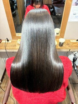 リンクス 久喜(LINKTH) 髪質改善ストレート/セミロング/ウルトワトリートメント