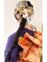 パームツリー 桜台店 成人式サイド編み下ろし