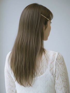 フレイムス ヘアアンドリラックス 赤羽店(Frames hair&relax) 清楚系ハーフアップ20代30代◎前髪ありお呼ばれロングヘア赤羽