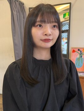 ヘアーアイスカルテット(HAIR ICI QUARTET) 春ロング◎水光カラー×小顔レイヤーで大人可愛い透明感