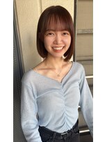 オハコ&nbsp;ジューシーオレンジ×肩上ボブ