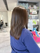 ログ(log)&nbsp;透明感カラー　艶カラー　レイヤーカット　髪質改善　顔周り