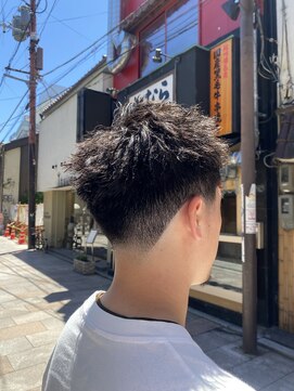 メンズジェスター(Men's JESTER) <kureha>テーパーフェード スパイキーショート