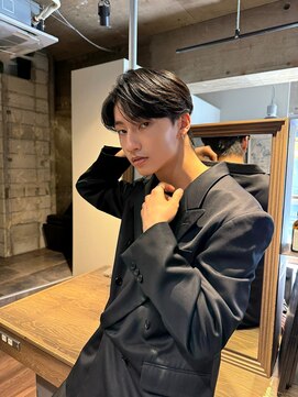メンズココ メンズパーマ 韓国ヘア 日本橋店(MENS COCO) ニュアンスセンターパート
