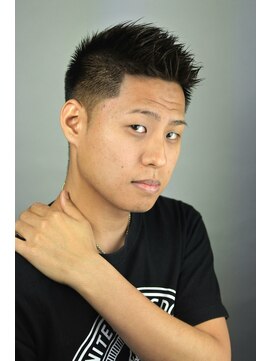 サニーズ バーバー(Sunny's barber) アップバングセミウェットショート