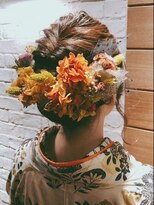 ペイジバイネオリーブ 吉祥寺店(Paige by Neolive)&nbsp;卒業式アップスタイル 生花アレンジ